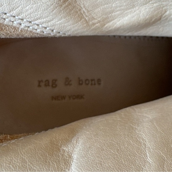 Rag & Bone Newbury Ankle Bootie in Camel Canvas Size 8 - Picture 9 of 10